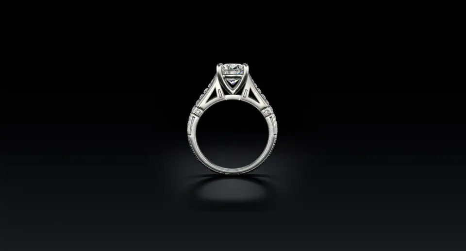 Art Deco Engagement Ring